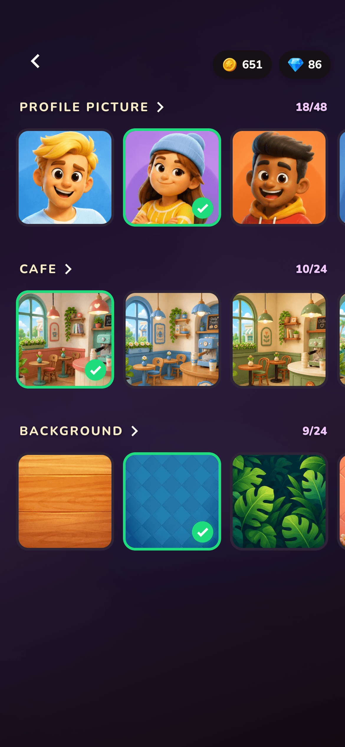 Slide Cafe themes screenshot