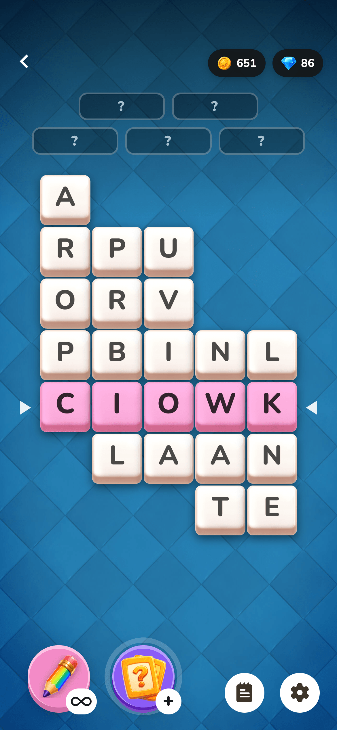 Slide Cafe word hunt screenshot